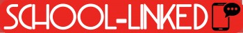 school-linked logo + rojo